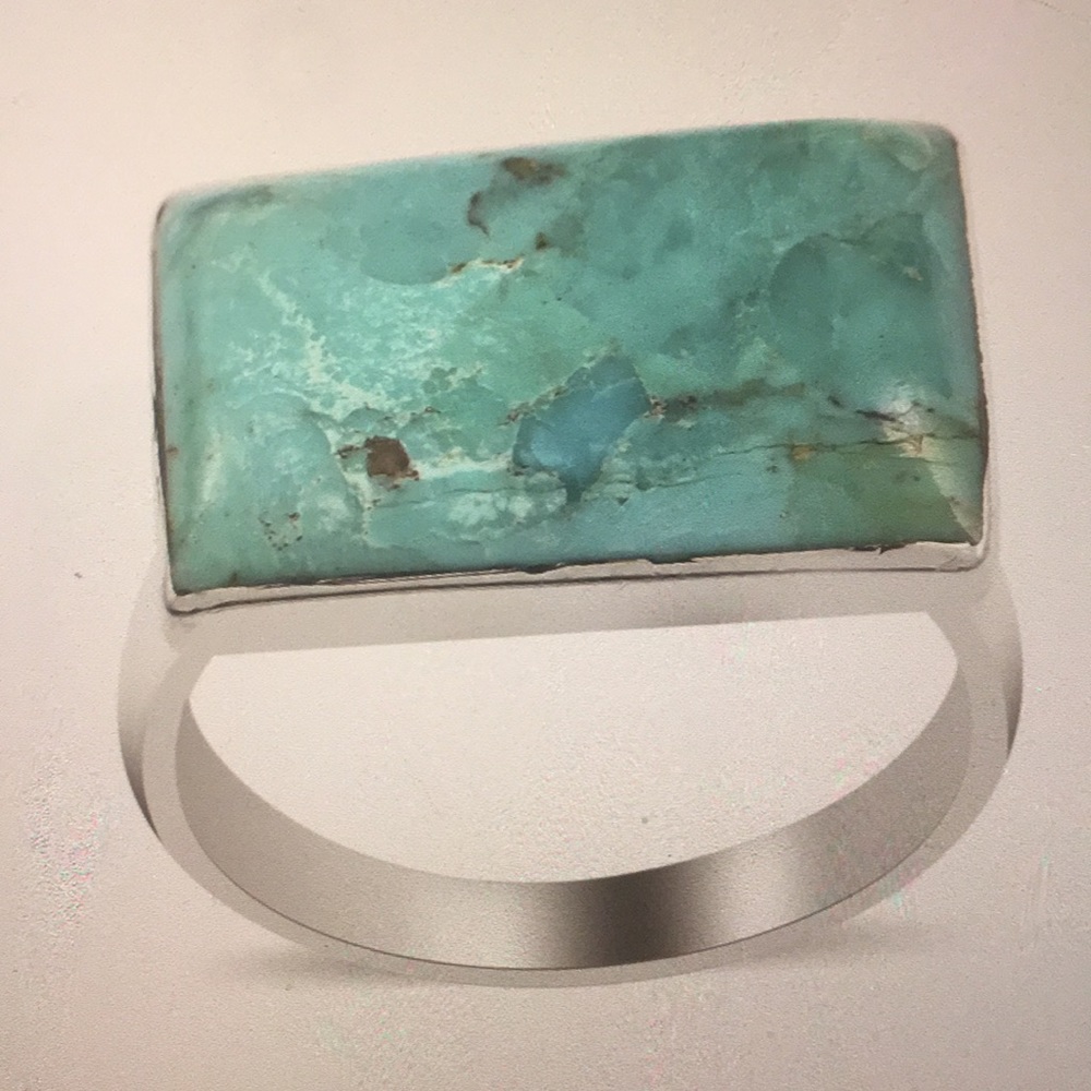 Turquoise Silver Women's Ring